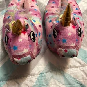 Unicorn flip flops